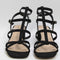 Womens Office Marissa Caged Block Heels Black