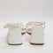 Womens Office Mai Block Heel Sandals White