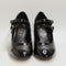 Womens Office Madame Two Strap Mary Janes Black