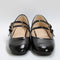 Womens Office Frenchkiss Two Strap Mary Janes New Black