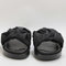 Womens Inuikii Fjord Flower Slides Black