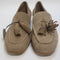 Womens Office Fond Tassel Loafers Taupe Suede Uk Size 6