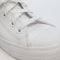 Converse All Star Hi Leather White Mono Leather Uk Size 5