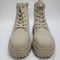 Womens Office Amuse Padded Collar Lace Up Ankle Boots Taupe Uk Size 5