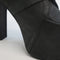 Womens Jeffery Campbell Litrane Platform Ankle Boot Black Leather Gold Uk Size 7