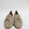 Womens Office Flick Retro Tassle Loafers Taupe Suede Uk Size 3