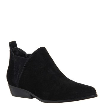 Womens Kendall and Kylie Violet Ankle Boot Black Suede
