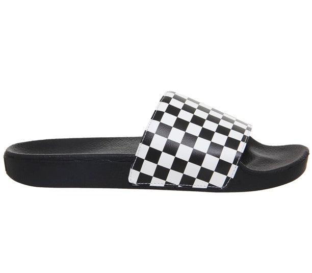Vans Mn Slide On Black White Checkboard