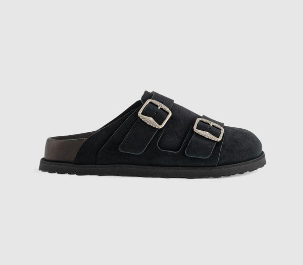 Womens BIRKENSTOCK West Suede Black