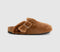 Womens 1774 BIRKENSTOCK Boston Shearling Sandals Caramel