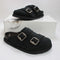 Womens BIRKENSTOCK West Suede Black UK Size 5 EU38