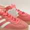 Adidas Munchen Trainers Semi Flash Red Off White Gum UK Size 6