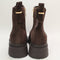 Womens OFFICE Archie Chunky Chelsea Ankle Boots Brown Suede UK Size 5