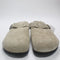 Mens BIRKENSTOCK Boston Shearling Clogs Taupe UK Size 9  EU43