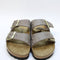 Womens BIRKENSTOCK Arizona Two Strap Sandals Leo Grey Taupe UK Size 4.5 EU37