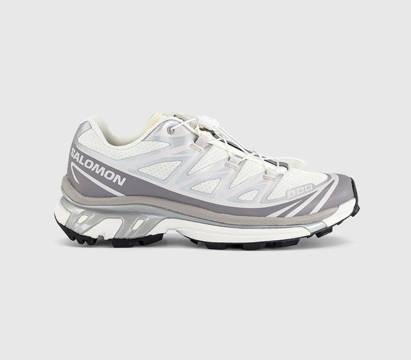 Salomon Xt-6 Trainers Vanilla Ice Silver Lilac Ash UK Size 6