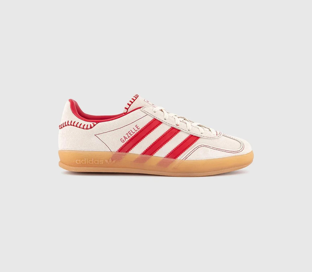 adidas Gazelle Indoor Trainers Better Scarlet Better Scarlet Cream White UK Size 6