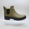 Womens Barbour Aubrey Welly Boots Military Brown UK Size 6