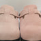 Womens BIRKENSTOCK Boston Clogs Pink Clay Suede UK Size 5 EU38