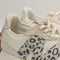 New Balance 327 Sea Salt Grey Leopard Trainers UK Size 6