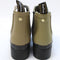 Womens Barbour Halton Chelsea Welly Boots Brown Military UK Size 5