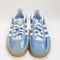 adidas Gazelle Indoor Trainers Bliss Blue White Metallic UK Size 5
