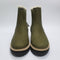 Womens TOMS Bennet Chelsea Faux Fur Lined Boots Olive UK Size 5
