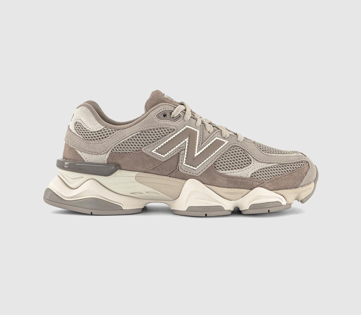 New Balance 9060 Trainers Mushroom Seasalt UK Size 9
