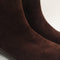 Womens OFFICE Arrow Covered Gusset Ankle Boots Brown Suede UK Size 5