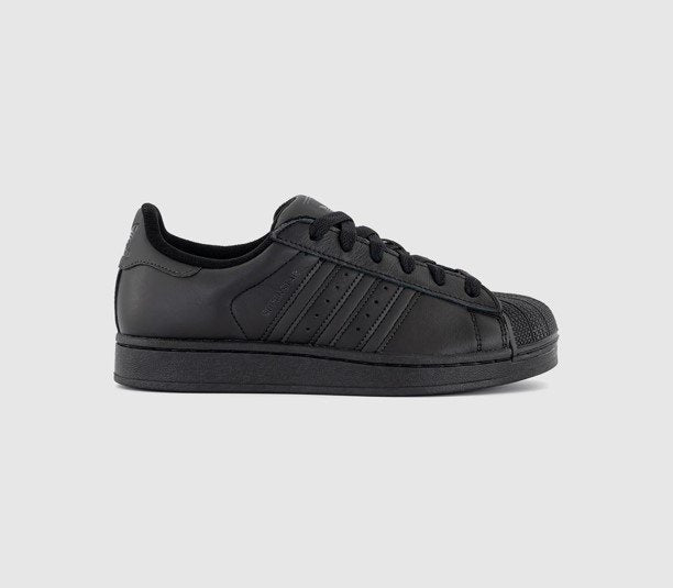 adidas adidas Superstar II Black Black Black UK Size 8