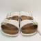 Womens BIRKENSTOCK Arizona Two Strap Sandals Antique White Nubuck UK Size 5.5 EU39
