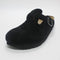 Womens BIRKENSTOCK Boston Clogs Black Suede UK Size 5.5 EU39