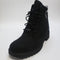 Womens Timberland Lyonsdale Boots Black Nubuck Patent UK Size 8