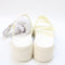 Womens Crocs Brooklyn Buckle Low Wedge Sandals Chalk UK Size 6