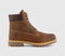 Mens Timberland 6 Inch Heritage Boot Medium Brown Leather UK Size 9