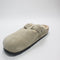 Mens BIRKENSTOCK Boston Shearling Clogs Taupe UK Size 9  EU43