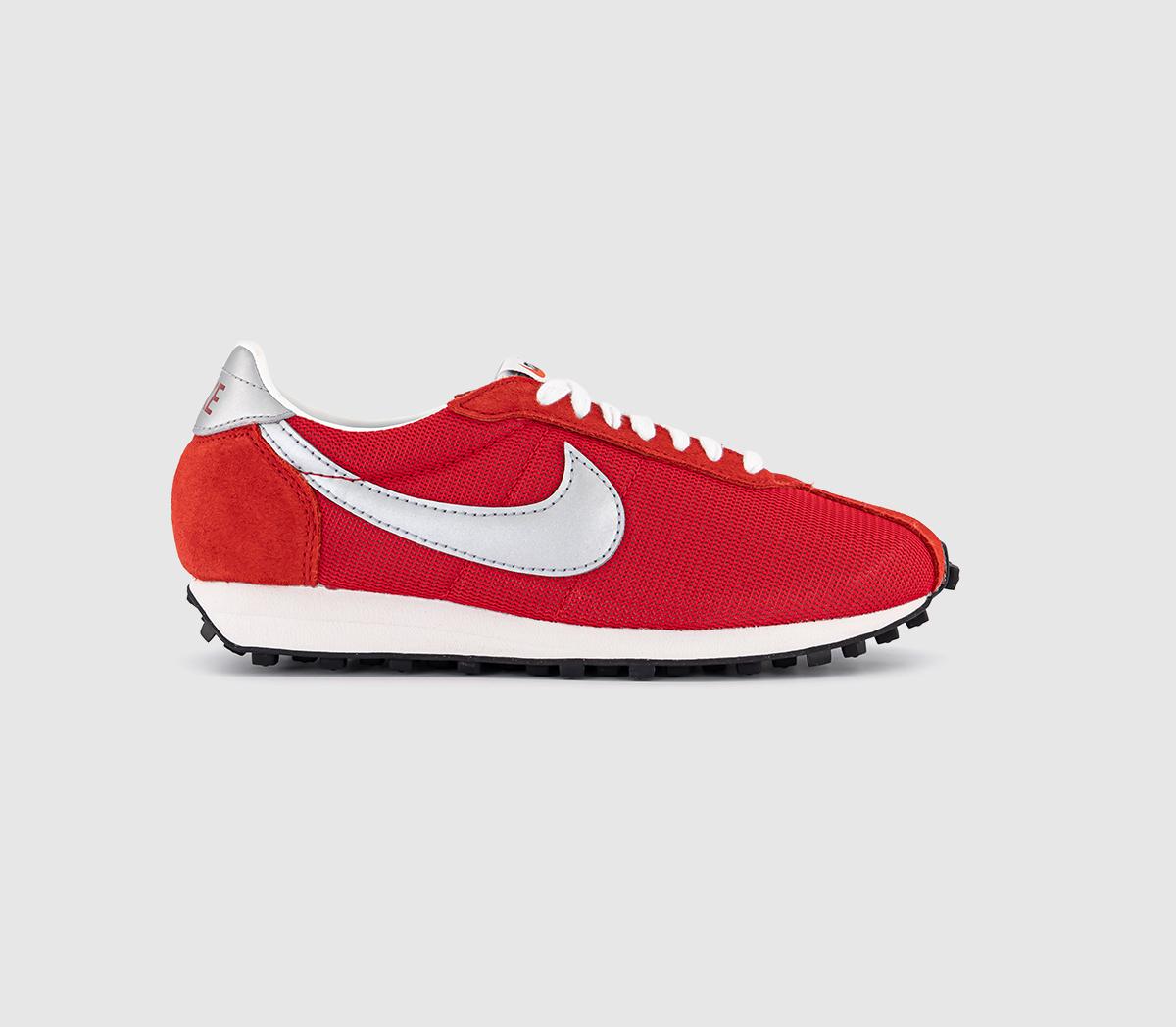 Nike LD1000 Trainers University Red Metallic Silver Sail UK Size 4