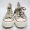Odd sizes - Kids Converse All Star Eva Lift Hi Youth Trainers Papyrus Egret Midnight Navy UK Sizes Right 1/Left 2