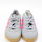 Kids adidas Gazelle 2 Infant Trainers Halo Silver Pink Green UK Size 6infant