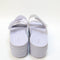 Womens Crocs Brooklyn Buckle Low Wedge Sandals Frosted Purple Moon UK Size 6