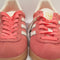 adidas Munchen Trainers Semi Flash Red Off White Gum UK Size 6