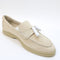 Womens OFFICE Fay Suede Tassel Loafers Beige Suede UK Size 6