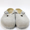 Mens BIRKENSTOCK Boston Clogs Faded Khaki Suede UK Size 7.5 EU41