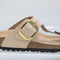 Womens BIRKENSTOCK Gizeh Big Buckle Sandals Sandcastle UK Size 5 EU38