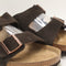 Mens BIRKENSTOCK Arizona Two Strap Sandals Suede Mocca UK Size 9 EU43
