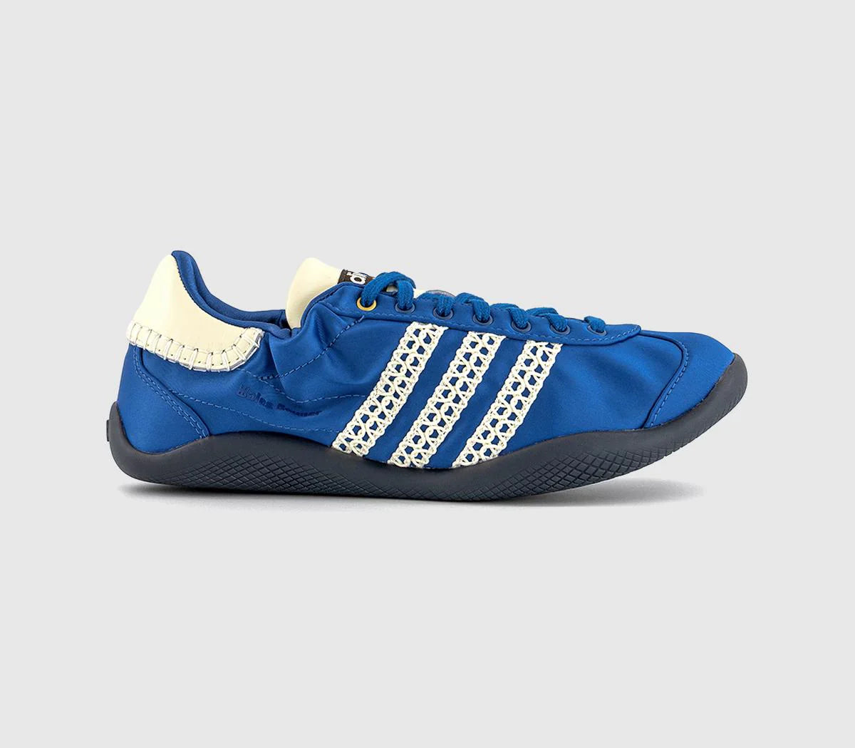 Odd sizes - adidas Wales Bonner x adidas Karintha Lo Satin Trainers Cream White Blue UK Sizes Right 5/Left 5.5