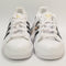 adidas Superstar II Trainers White Black Patent UK Size 5