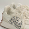New Balance 327 Sea Salt Grey Leopard Trainers UK Size 4