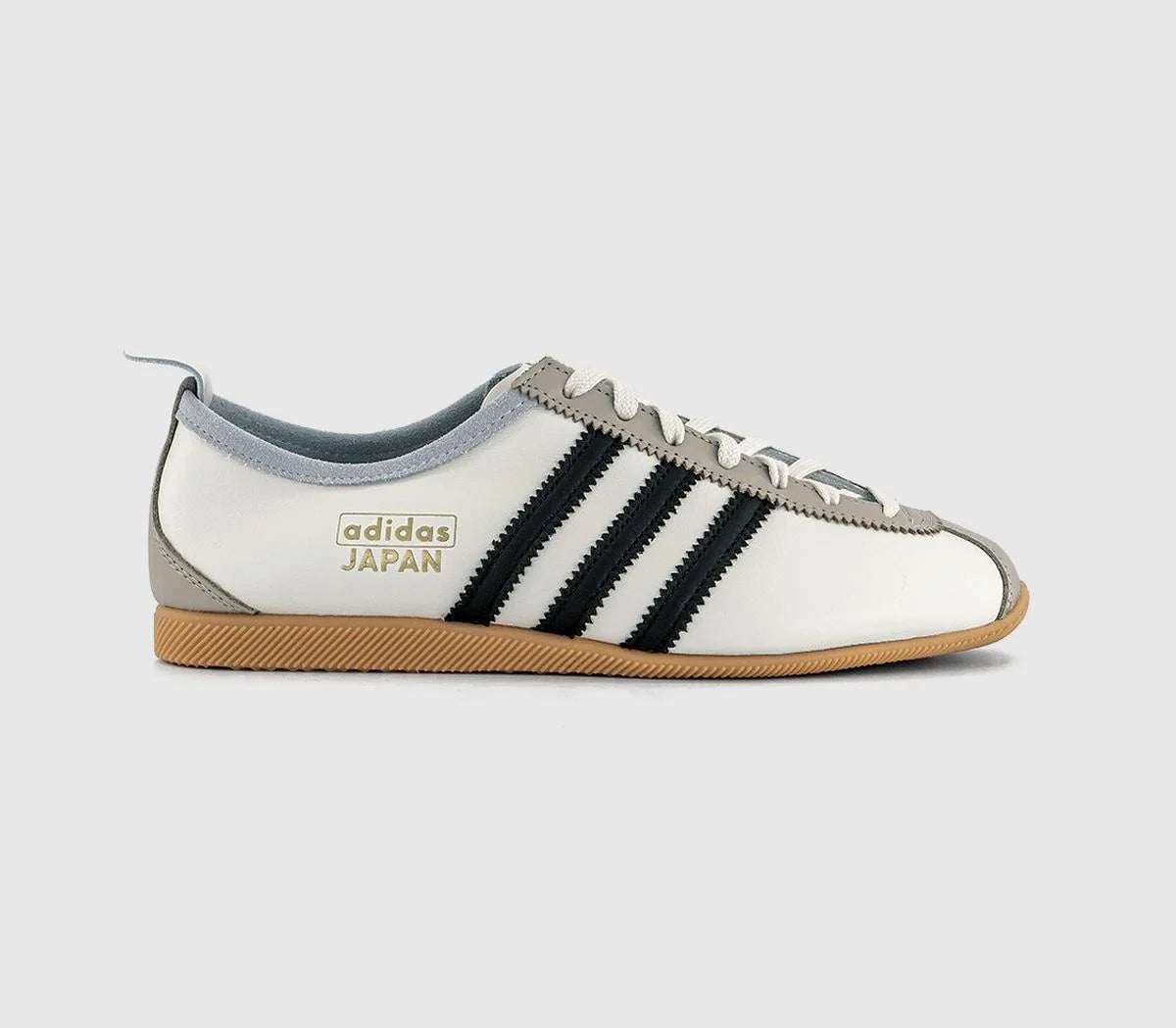 Adidas Japan Trainers Off White Core Black Wonder Beige UK Size 4