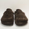 Womens BIRKENSTOCK Boston Clogs Mocca Suede UK Size 5.5 EU39